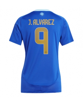 Argentina Julian Alvarez #9 Maglia Gara Trasferta Repliche Copa America 2024 Donna